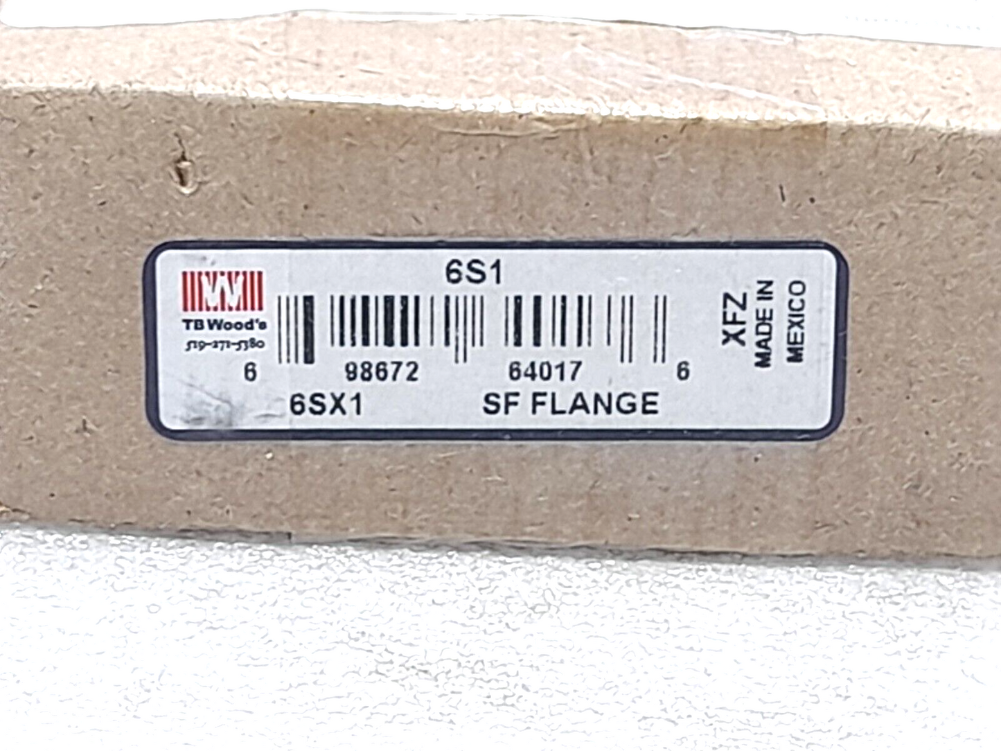 TB Woods 6JS SF+ Sleeve With 6S1 6SX1 Flange & 6S138 6SX1 3/8 Flange