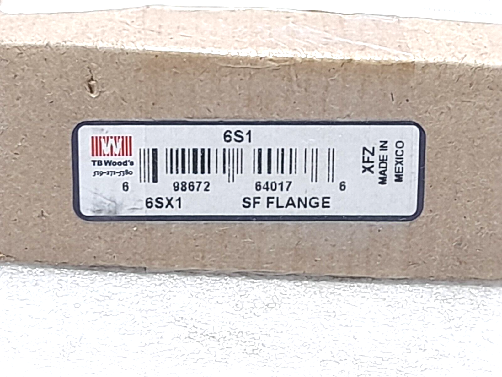 TB Woods 6JS SF+ Sleeve With 6S1 6SX1 Flange & 6S138 6SX1 3/8 Flange