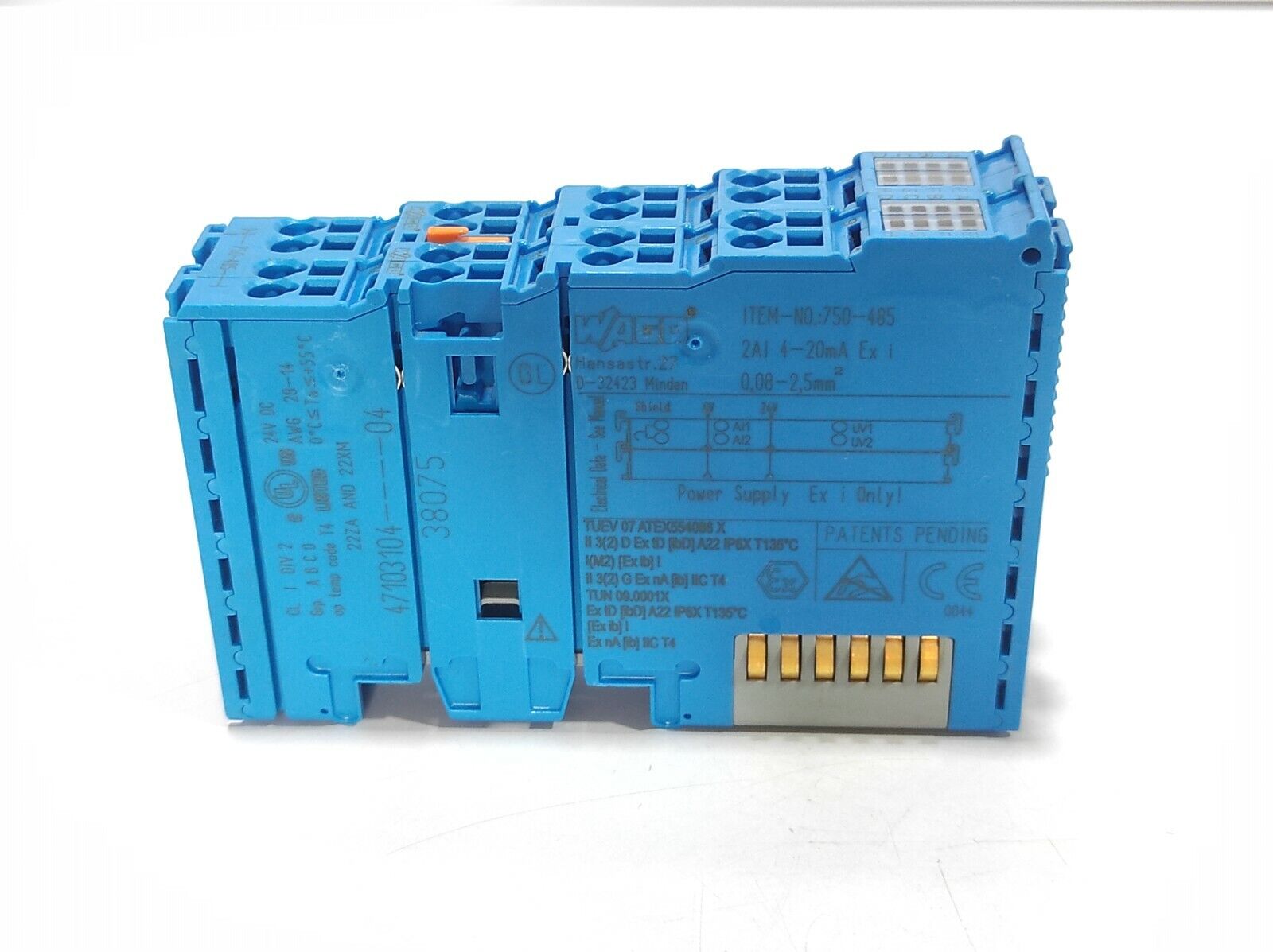 Wago 750-485 2-Channel Analog Input Module 750485