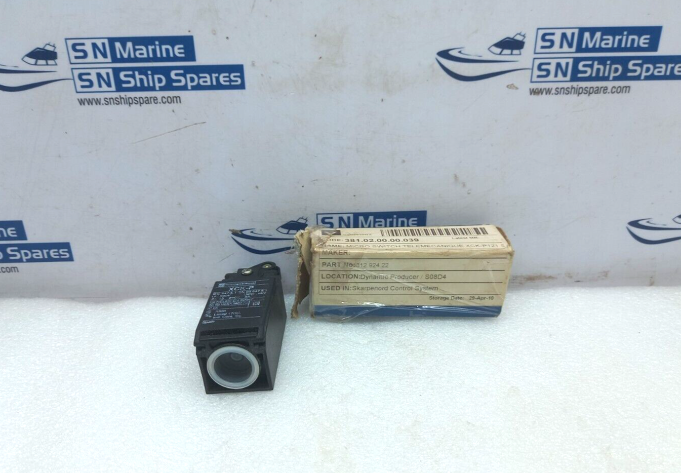 Telemecanique XCK-P121 Limit Switch Ui: 500V Uimp: 6KV XCK-P 312.924.22