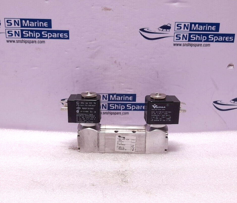 Versa KXX-4334-XISP-D024 Solenoid Valve 24VDC 1.6W 25-115 PSIG