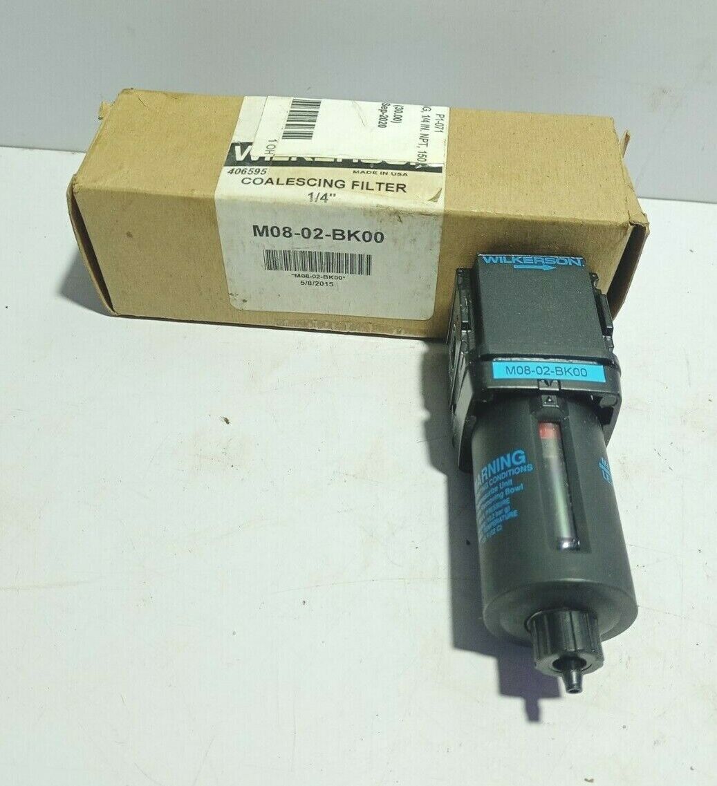 Wilkerson M08-02-BK00 Coalescing Filter ¼” M0802BK00
