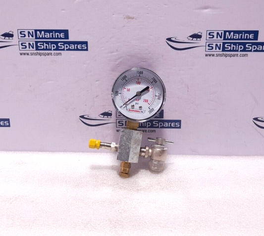 Accumulators AI-CG3-313 Gauge And Head Assembly NOV Shaffer 1700002 0-200Bar 0-3