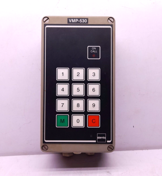 Zenitel Norway ASA 26033 Rev 02 Main Station Stento VMP-530