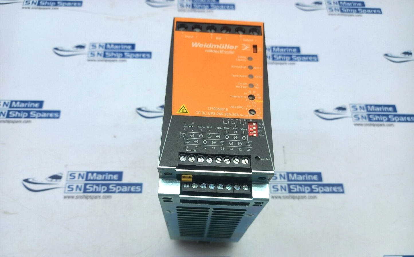 Weidmuller 1370050010 DC Uninterrupted Power Supply UPS 24Vdc 360W 20A/10A