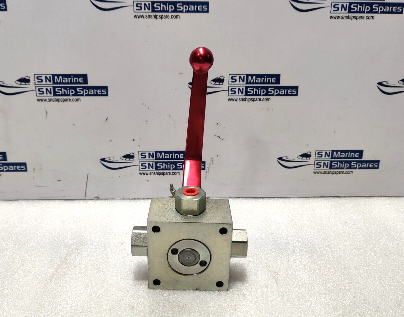 Stauff 3KH-DN4-G1/8 Ball Valve 3-Way PN500/7250Psi
