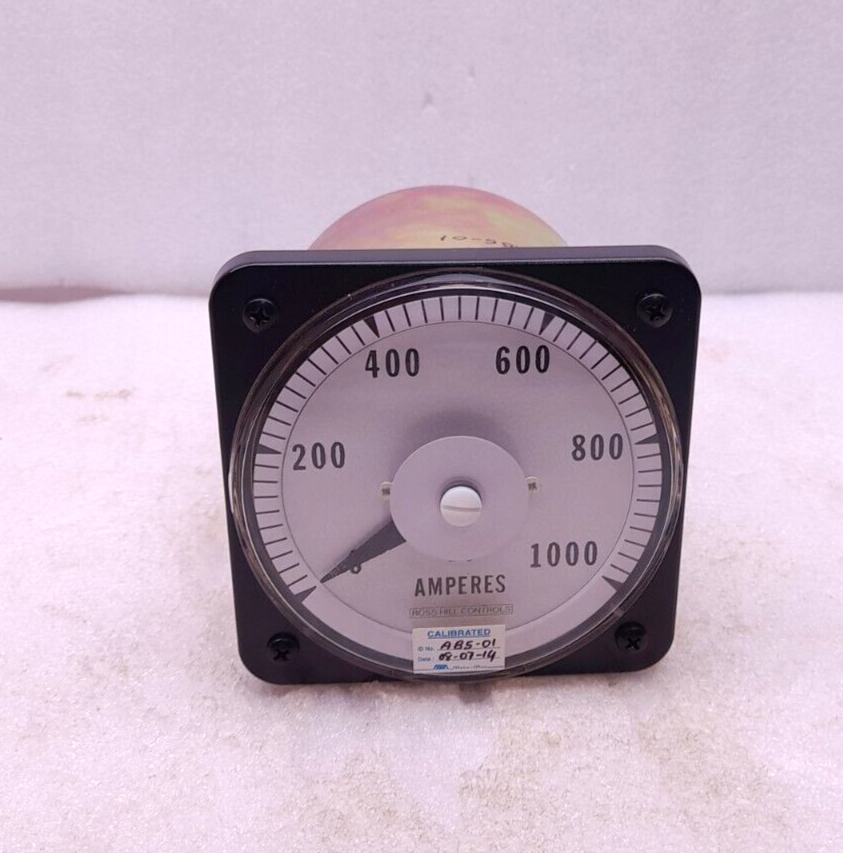 Yokogawa 103111FAZZ7SSY DB40 Ammeter RTG 1MA 0-1000DC Amperes