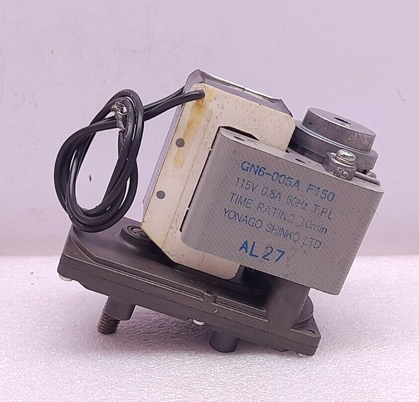 Yonago Shinko GN6-005A F150 Gear Motor 2U0080-03 115V 0.8A 60Hz T.P.L. Time Rati