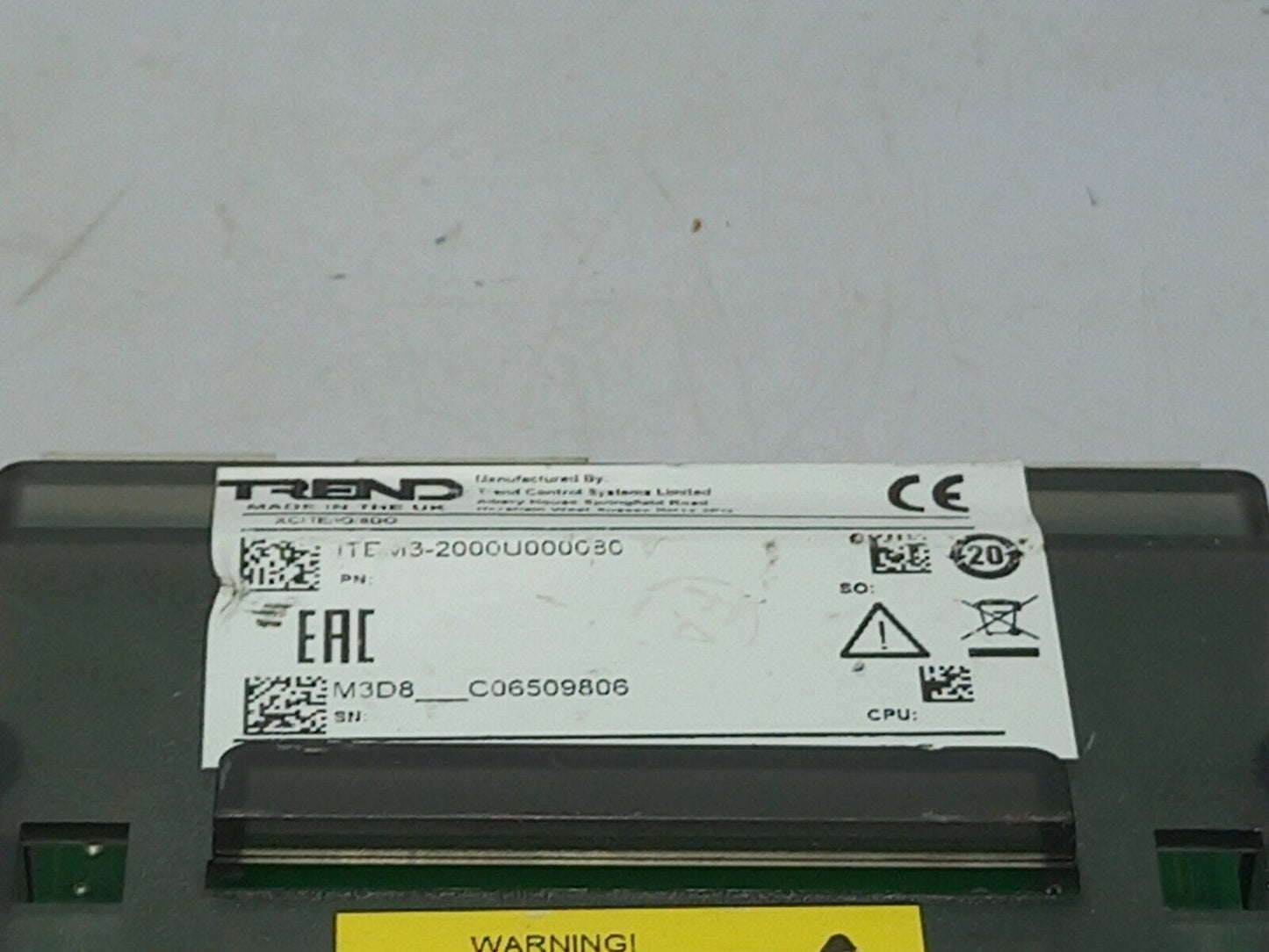 Trend XCITE 8DO Controller /ATE VI3-2000U00008C / M3D8__C06509806